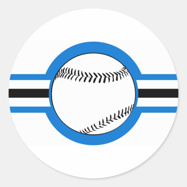 Pegatina Redonda béisbol : airstar : (Anverso)