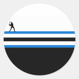 Pegatina Redonda béisbol : airstar :