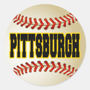 PEGATINA REDONDA BÉISBOL PITTSBURGH