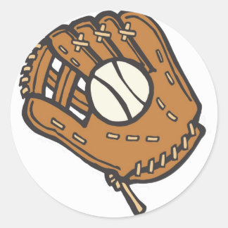 Pegatina Redonda béisbol/sóftbol