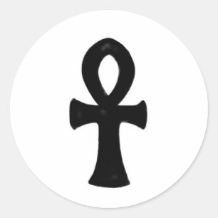 Pegatina Redonda Believe (Fantasy Ankh)