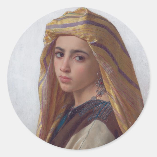 PEGATINA REDONDA BELLEZA (Anverso)