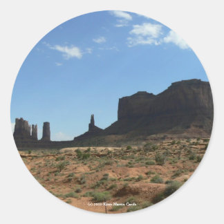 Pegatina Redonda Bellos Buttes