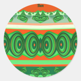 PEGATINA REDONDA BEN ~ NAVIDADES ~