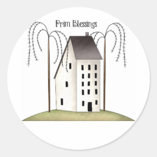 Pegatina Redonda Bendición-Pegatinas remilgados
