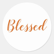 Bendita especia naranja escritura moderna agradeci