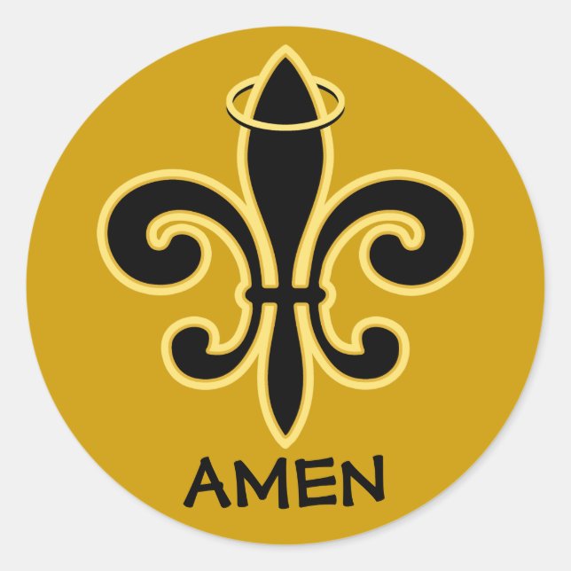 Pegatina Redonda Benditos sean los chicos (Anverso)