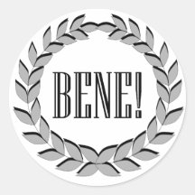 ¡Bene! ¡Buen trabajo!