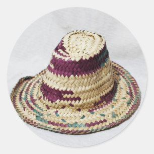 Pegatina Redonda bereber-gorra