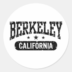 Pegatina Redonda Berkeley California