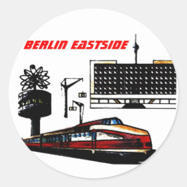 Pegatina Redonda Berlín de este diseño