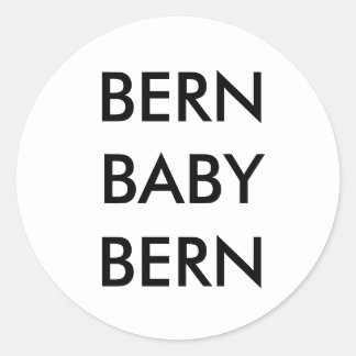 Pegatina Redonda Bern Baby Bern