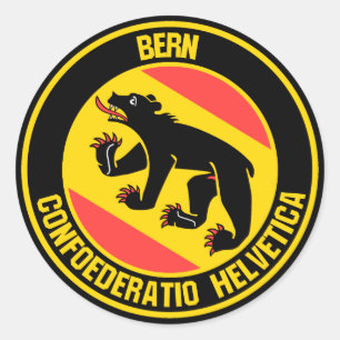 Pegatina Redonda Bern Round Emblem