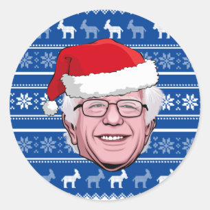 Pegatina Redonda BERNIE SANDERS Hannukah