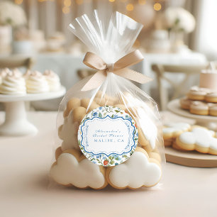 Pegatina Redonda Berry Bonito Rubor Bridal Shower