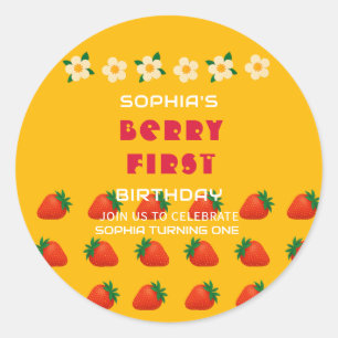 Pegatina Redonda Berry Sweet Fiesta