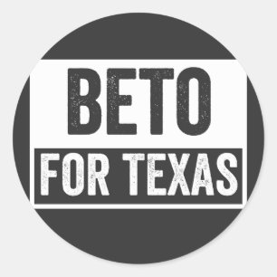Pegatina Redonda beto para TEXAS