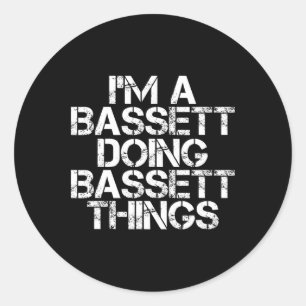 Pegatina Redonda Bett Funny Apellido Árbol Familia Cumpleaños Reuni