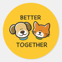 Better together – Cute Dog & Cat 
