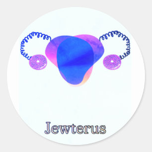 Pegatina Redonda Bi Jewterus II