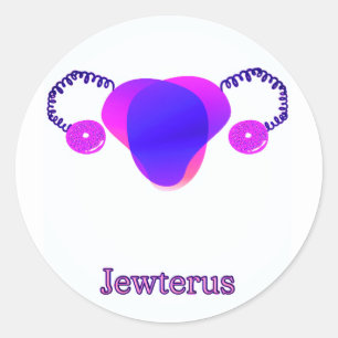 Pegatina Redonda Bi Jewterus Vivid