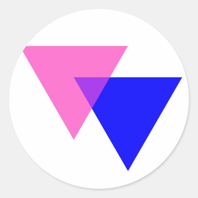 Pegatina Redonda Biangles (Anverso)