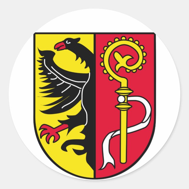 Pegatina Redonda Biberach (Anverso)