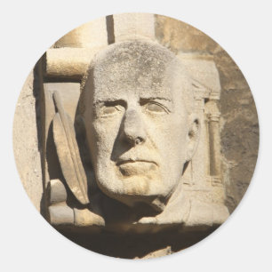 Pegatina Redonda Biblioteca de Bodleian Oxford