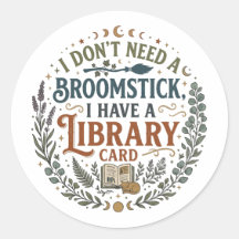 Bibliotecaria Bruja Amante de los Libros Tarjeta d
