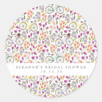 Bicicleta Bohemia Vintage Floral Personalizada par