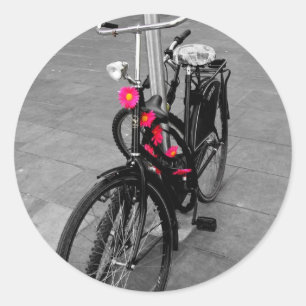 Pegatina Redonda Bicicleta Oxford