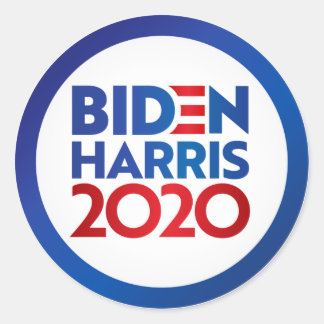 Pegatina Redonda Biden Harris 2020