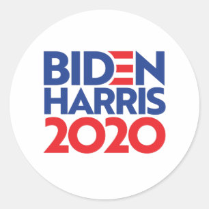 PEGATINA REDONDA BIDEN HARRIS 2020