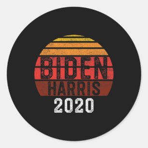 Pegatina Redonda Biden Kamala Harris 2020 Vote Demócrata