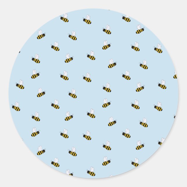 Pegatina Redonda Bienen  (Anverso)