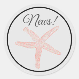 Pegatina Redonda Bienvenida Wee Baby