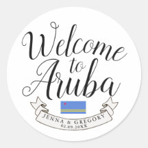 Bienvenidos a Aruba | Personalizado de bodas de de