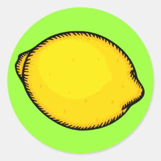 Pegatina Redonda Big Lemon