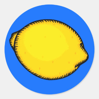 Pegatina Redonda Big Lemon