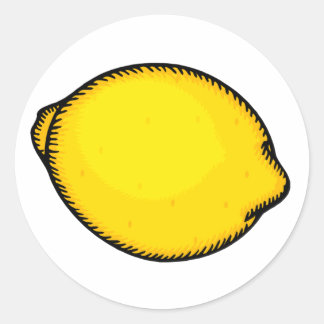 Pegatina Redonda Big Lemon