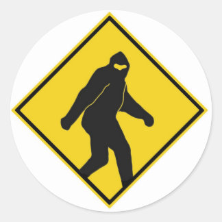 Pegatina Redonda Bigfoot Xing