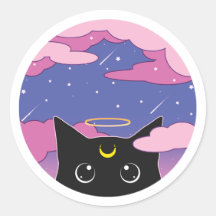 bigotes celestiales Sticker