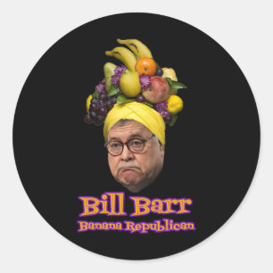 Pegatina Redonda Bill Byrr Bynana Republicano