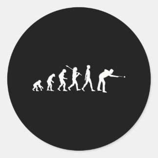 Pegatina Redonda Billiard Evolution Pool
