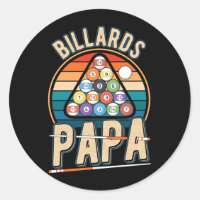 Billiard Papa Cue Sports Dad Snooker Pool