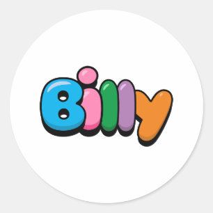 Pegatina Redonda Billy