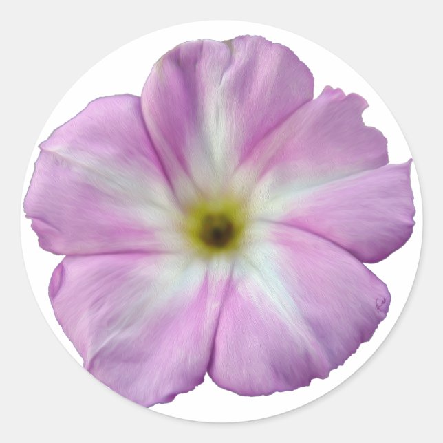 Pegatina Redonda Bindweed #1 (Anverso)