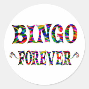 Pegatina Redonda BINGO Forever
