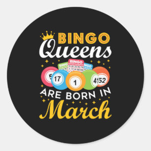 Pegatina Redonda Bingo Queens nace en marzo