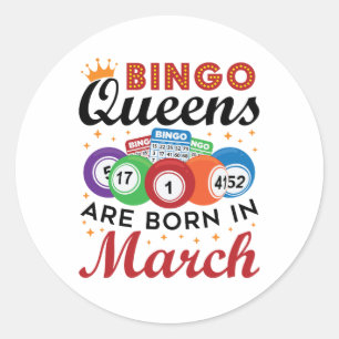 Pegatina Redonda Bingo Queens nace en marzo